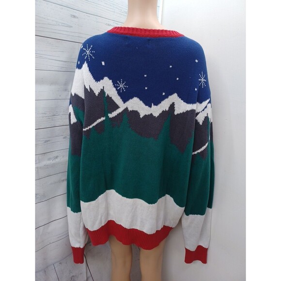 Women’s Ugly Llama Christmas Sweater by 33 Degrees 3XLB NWT - Picture 6 of 10